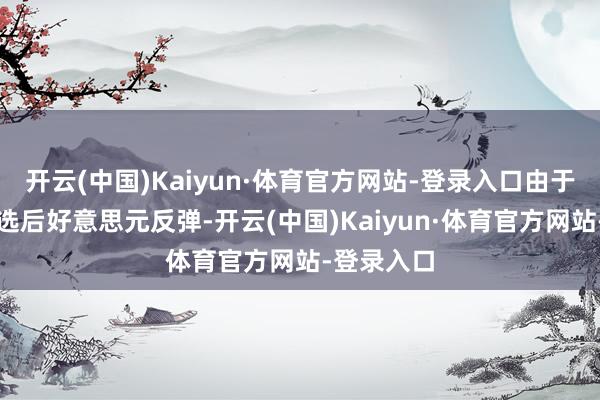 开云(中国)Kaiyun·体育官方网站-登录入口由于特朗普当选后好意思元反弹-开云(中国)Kaiyun·体育官方网站-登录入口