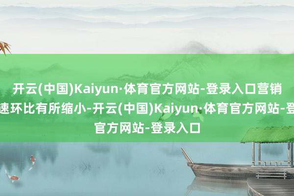 开云(中国)Kaiyun·体育官方网站-登录入口营销用度增速环比有所缩小-开云(中国)Kaiyun·体育官方网站-登录入口