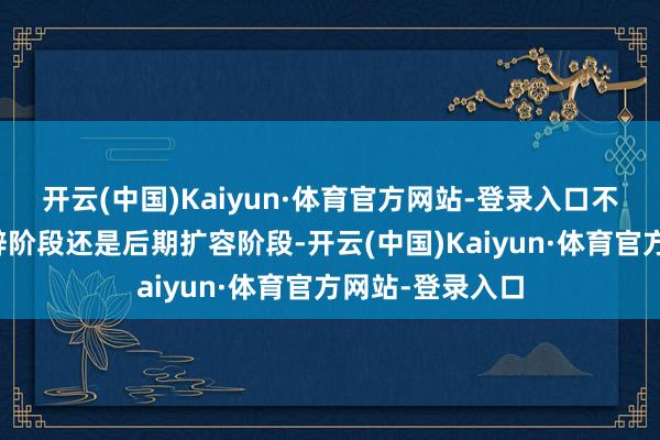 开云(中国)Kaiyun·体育官方网站-登录入口不管是在启动开辟阶段还是后期扩容阶段-开云(中国)Kaiyun·体育官方网站-登录入口