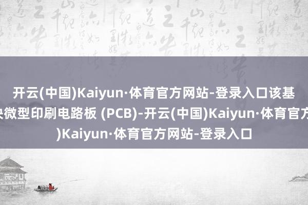 开云(中国)Kaiyun·体育官方网站-登录入口该基板实质上是一块微型印刷电路板 (PCB)-开云(中国)Kaiyun·体育官方网站-登录入口