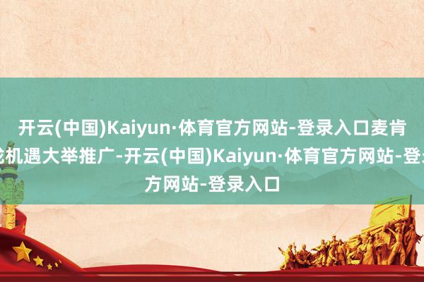 开云(中国)Kaiyun·体育官方网站-登录入口麦肯锡收拢机遇大举推广-开云(中国)Kaiyun·体育官方网站-登录入口