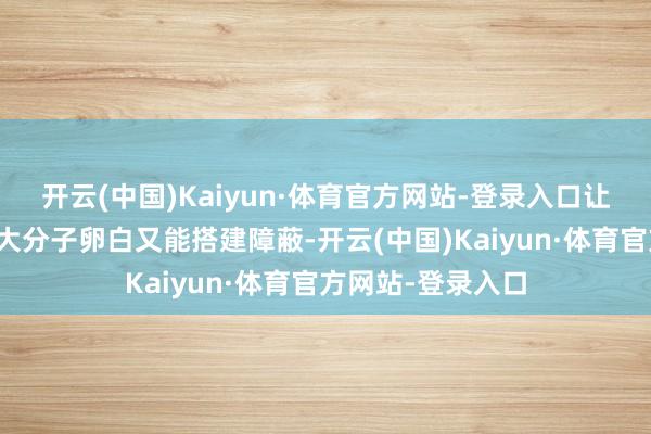 开云(中国)Kaiyun·体育官方网站-登录入口让头发更有韧性；大分子卵白又能搭建障蔽-开云(中国)Kaiyun·体育官方网站-登录入口
