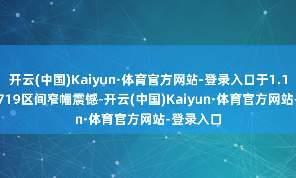 开云(中国)Kaiyun·体育官方网站-登录入口于1.1703-1.1719区间窄幅震憾-开云(中国)Kaiyun·体育官方网站-登录入口